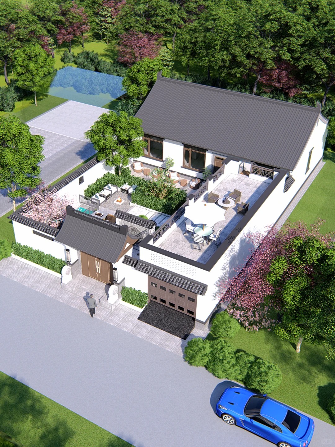 水墨江南 - 中式庭院别墅